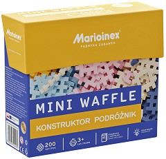 Вафлен конструктор Малък пътешественик - Mario Inex - 200 части — 904 282