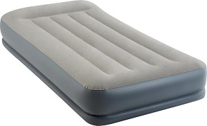 Надуваем матрак с вградена помпа Intex Twin Pillow Rest Mid-Rise - 99 × 191 × 30 см от серията Dura-Beam Standard