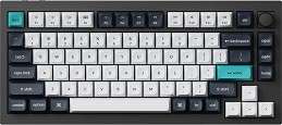     Keychron Q1 Max - 75%, Bluetooth, USB-C, RGB , ANSI Layout, Gateron Jupiter Red - 