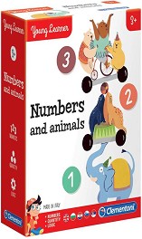 Числа и животни - Детска образователна игра — Clementoni 50598