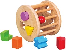 Дървен сортер Цилиндър - Viga Toys - По метода на Монтесори — 54123