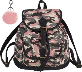 Ученическа раница Cool Pack Pastel Camo - Комплект с ключодържател от серията Fiesta — 84413