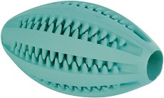 Гумена ръгби топка с аромат на мента - Играчка за кучета от серията "Trixie Denta Fun" - продукт
