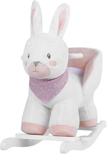Дървена люлка за яздене Зайче - Kikka Boo - От серията Rabbits in Love — 31201040013