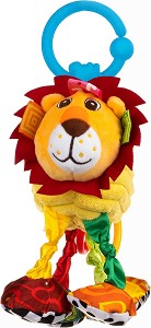 Мека играчка за закачане BaliBazoo Leon - С вибрация
