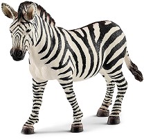 Фигурка на женска зебра - Schleich - От серията Wild Life — 14810