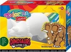Декорирай сам Colorino Kids - Трицератопс - Творчески комплект — 91374