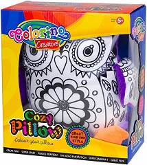 Декорирай сама Colorino Kids - Възглавничка сова - Творчески комплект — 91312