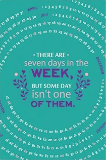 Тефтерче Simetro books There are seven days - 11 × 16 см, с бели листове от серията Vintage gifts