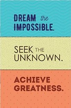 Тефтерче Simetro books Dream the impossible - 11 × 16 см, с редове от серията Vintage gifts