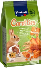 Гризини за зайчета и гризачи Vitakraft - 50 г, с моркови и витамини