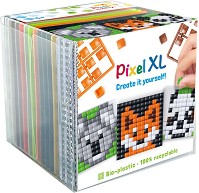 Мозайка в рамка Животни - Pixelhobby - Творчески комплект — 24209