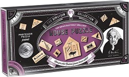 Загадката на Айнщайн - Комплект от 5 дървени 3D пъзела от серията "The Einstein Collection" — Professor Puzzle 2322