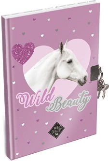 Таен дневник - Lizzy Card - 14,5 × 20,2 см, от серията Wild Beauty Purple