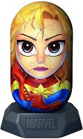 Капитан Марвел - 3D пъзел от 54 пластмасови части от колекцията Marvel — Ravensburger 12001156