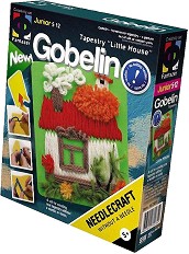 Избродирай къща без игла - Фантазьор - Творчески комплект от серията Gobelin — 157001