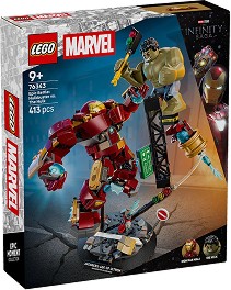 LEGO Marvel Super Heroes - Епична битка: Хълкбъстър срещу Хълк - Детски конструктор — 76343