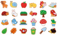Дървени магнити Lelin Toys - Градина — L20096