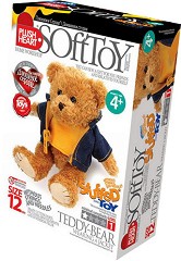 Направи сам плюшена играчка - Мечето Теди - Творчески комплект от серията Stuffed Toys — Плюшено сърце 457051