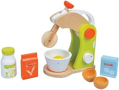 Детски дървен миксер с продукти Lelin Toys — L40073