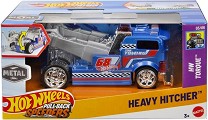 Метална количка Heavy Hitcher - Mattel - С pull-back механизъм. от серията Hot Wheels — HPT04