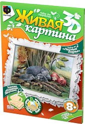 Създай сам 3D картина с формат А4 - Дарове от природата - Творчески комплект от серията Living 3D Picture — Фантазьор 956022
