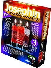 Направи сам 3 декоративни свещи Josephin - Комплект 4 - Творчески комплект от серията Candlemaker — 274004