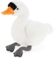 Еко плюшен лебед - Keel Toys - От серията Keeleco — SE2262