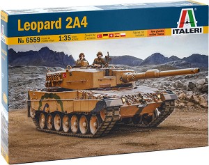 Германски танк - Leopard 2A4 - Сглобяем модел — Italeri 6559