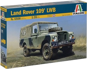 Британски военен джип - Land Rover 109 LWB - Сглобяем модел — Italeri 6508