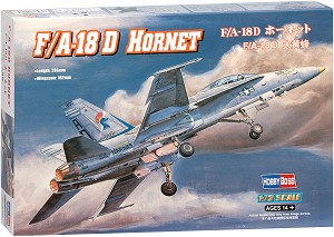 Американски изтребител - F/A-18D Hornet - Сглобяем авиомодел — Hobby Boss 80269