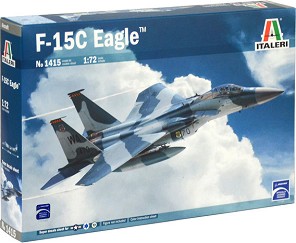 Американски изтребител - F-15C Eagle - Сглобяем авиомодел — Italeri 1415