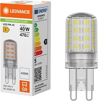 LED  LEDVANCE PIN CL 40 non-dim 840 G9 4.2 W 4000K - 470 lm   Parathom - 