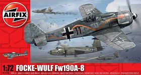 Германски военен самолет - Focke Wulf Fw190A-8 - Сглобяем авиомодел — Airfix A01020