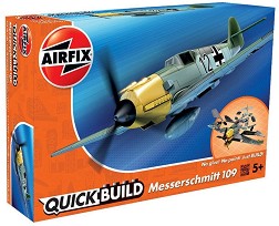 Германски самолет - Messerschmitt Bf109e - Детски конструктор — Airfix AJ6001