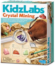 Направи сам 4M - Мина за кристали - Образователен комплект от серията Kidz Labs — 4M-03252
