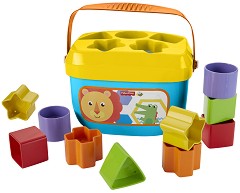 Сортер Fisher Price - Baby's First Blocks - С 10 фигури за сортиране — FFC84