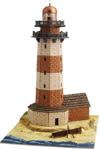 Морски фар - Сглобяем модел от истински тухлички — Domus Kits 40211