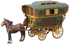 Цигански фургон - 3D пъзел от картон — Умбум 395