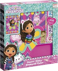 Декорирай таен дневник Gabby′s Dollhouse - Totum - Творчески комплект на тема Къщата за кукли на Габи