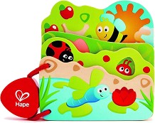 Дървена бебешка книжка - В гората — HaPe E0043