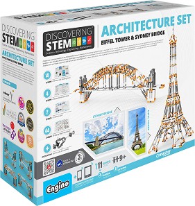 Конструктор Engino - Сгради и мостове - От серията Discovering Stem — STEM55