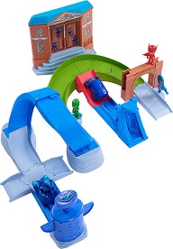 Писта с лупинг - Just Play - С 2 колички и фигура от серията PJ Masks — 24760
