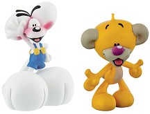 Diddl и Pimboli - Bullyland - Комплект фигурки за игра от серията "Diddl and Friends" — 43466