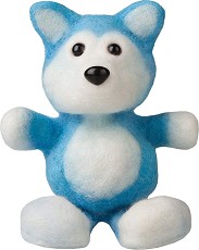 Направи сам играчка от вълна - Хъски - Творчески комплект от серията Fuzzeez — 75613-00-R0