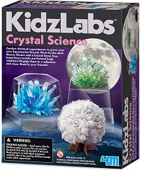Наука за кристали - Детски образователен комплект от серията "Kidz Labs" — 4M 4M-03917