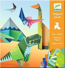 Оригами Djeco - Динозаври - Творчески комплект — DJ08758
