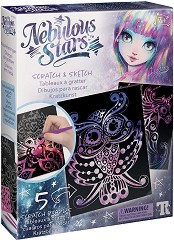 Скреч картини Nebulous Stars - Isadora - Творчески комплект — N11014
