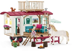 Фигурки за игра с каравана Schleich - От серията Horse Club — 42593