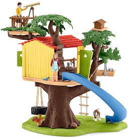 Къщичка на дърво за игра с фигурки Schleich - От серията Farm World — 42408